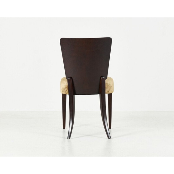 Image 1 of Set di 4 sedie vintage modello H 214 di Jindřich Halabala, Cecoslovacchia 1930