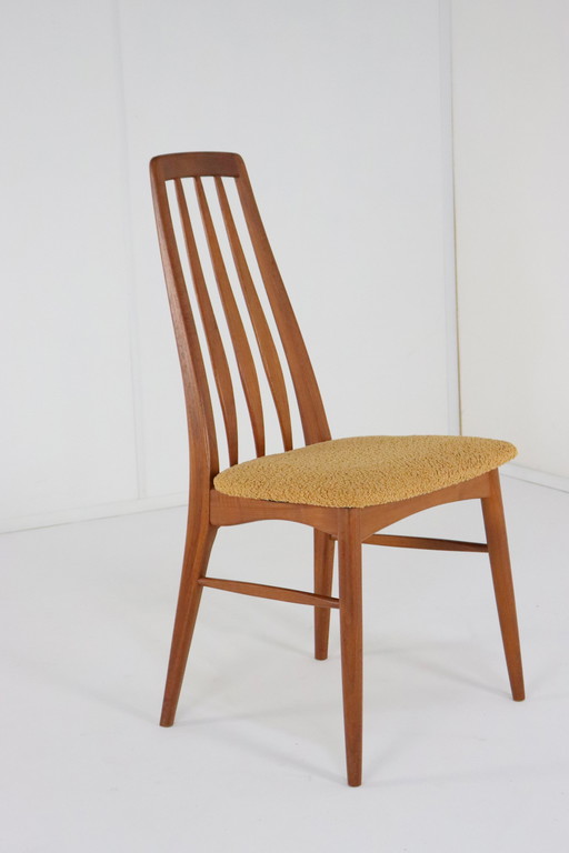 6X Niels Koefoed Model Eva Chairs 'Lindeskovs' Vintage