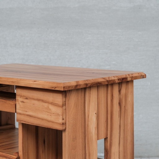 Vintage wooden desk, France 1970