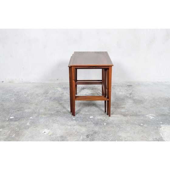 Image 1 of Vintage nesting tables in rosewood, Denmark 1960