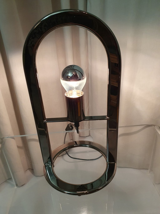 Arco table lamp chrome vintage 80s
