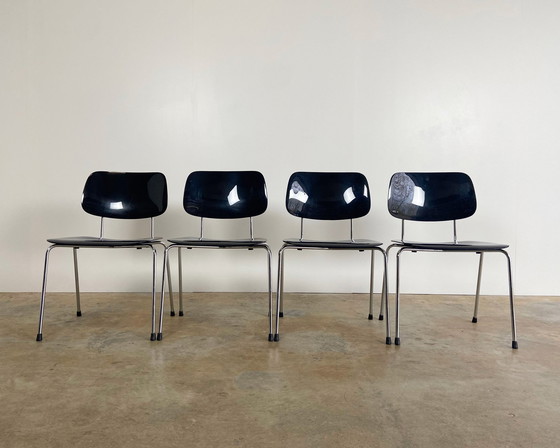 Image 1 of 4X Ahrend Fks Revolt Chair By Friso Kramer