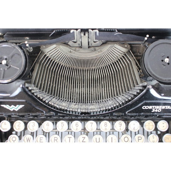 Image 1 of Vintage portable typewriter in metal, steel and chrome, Germany 1931s-1940s