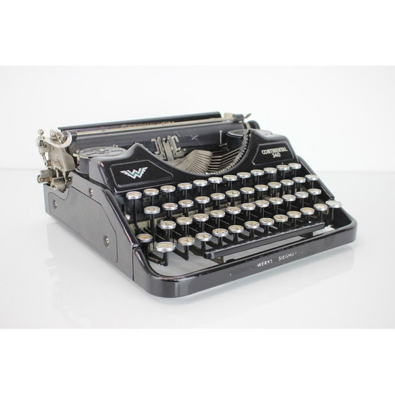 Image 1 of Vintage portable typewriter in metal, steel and chrome, Germany 1931s-1940s