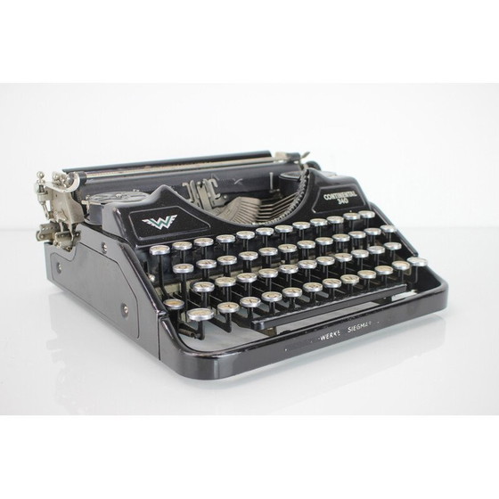 Image 1 of Vintage portable typewriter in metal, steel and chrome, Germany 1931s-1940s