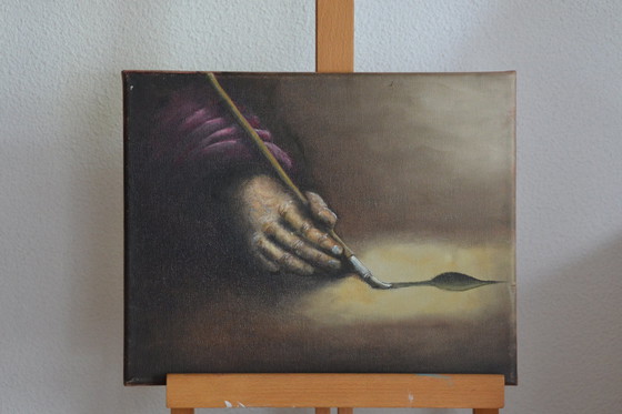 Image 1 of Dipinto ad olio del pittore olandese Joop Serno