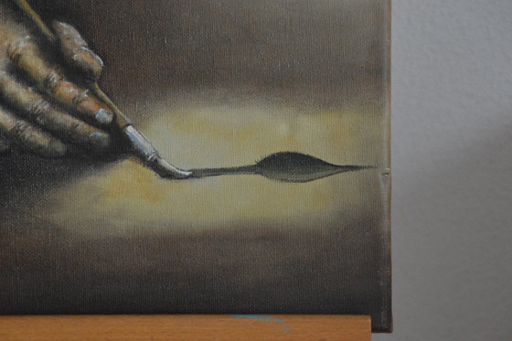 Image 1 of Dipinto ad olio del pittore olandese Joop Serno