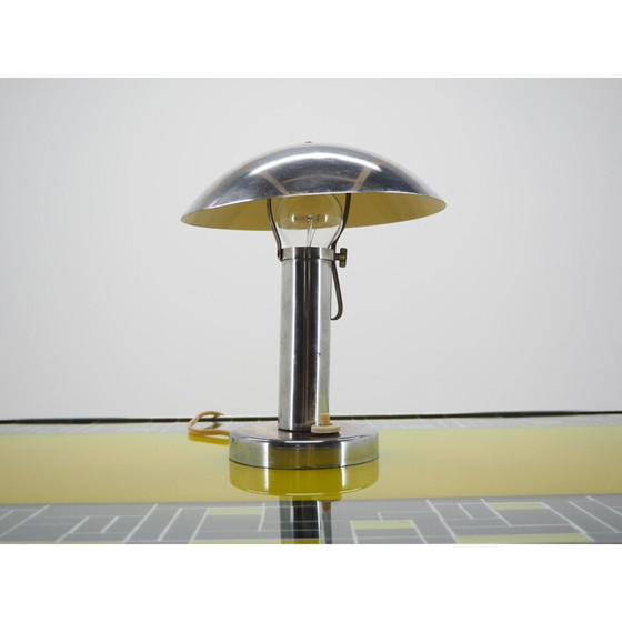 Image 1 of Vintage chrome lamp, Czechoslovakia 1920
