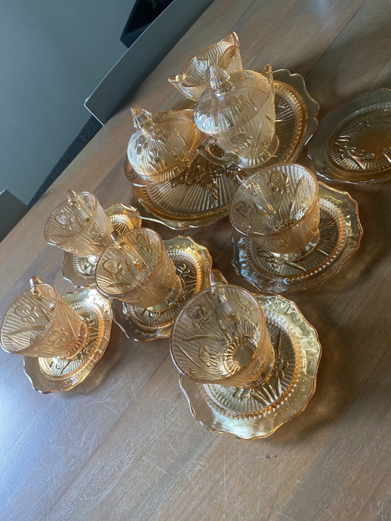 Image 1 of Jeannette Glass Coffee Set