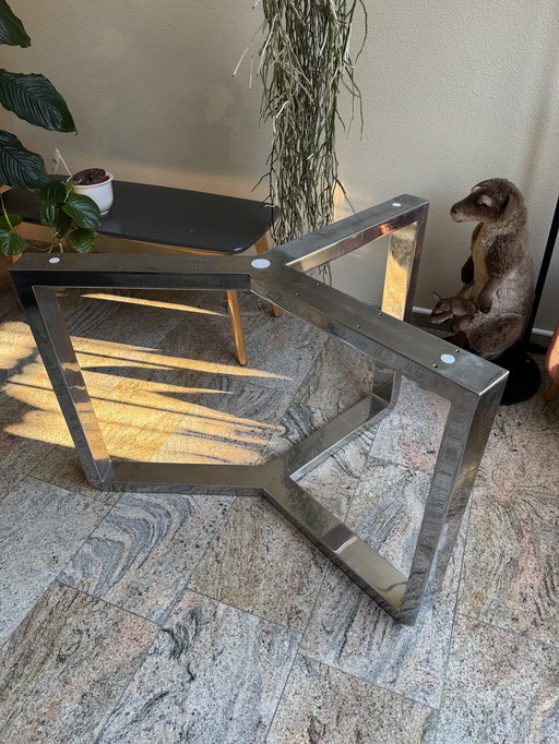 Unique Y-shaped Stainless Steel Table Base