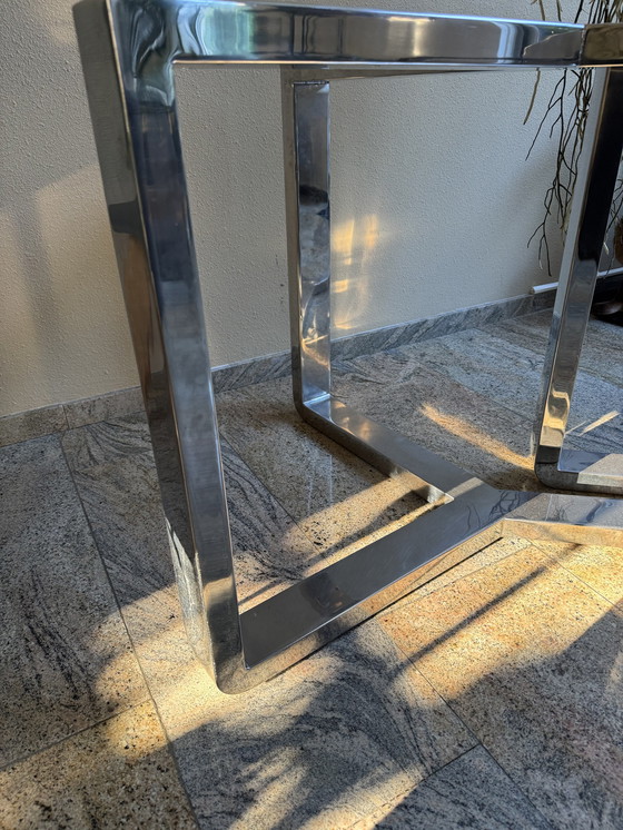 Image 1 of Unique Y-shaped Stainless Steel Table Base