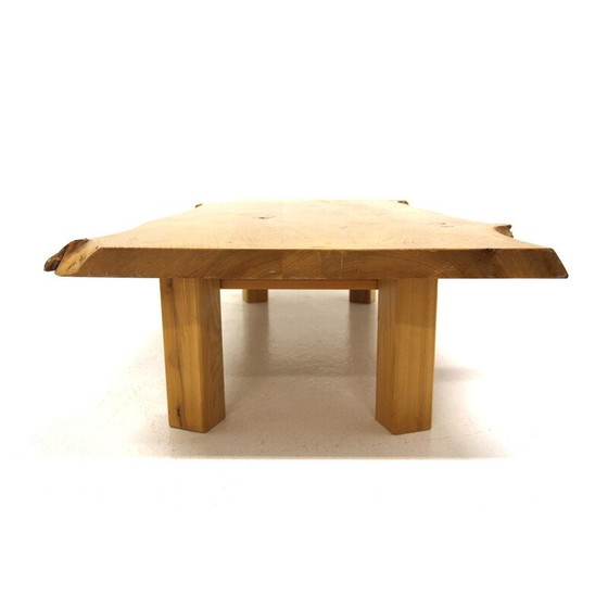 Image 1 of Vintage elm coffee table, Sweden 1970