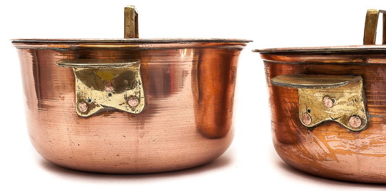 Image 1 of Par de hornos holandeses de cobre