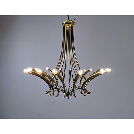 Vintage Chandelier Italian 1950s