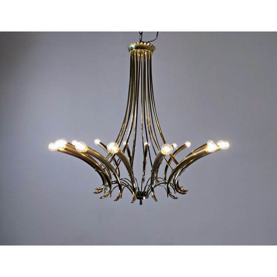 Image 1 of Vintage Chandelier Italian 1950s