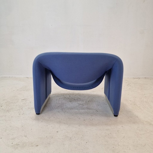 Vintage Groovy F598 chair in original wool by Pierre Paulin for Artifort, 1980