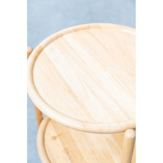 Image 1 of Vintage oak wood folding catering trolley by Jens Quistgaard, Denmark 1960