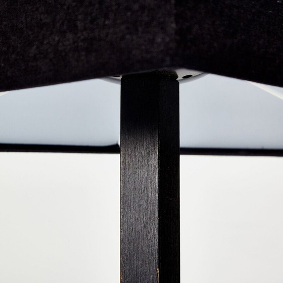 Image 1 of Lampada da tavolo geometrica in legno vintage