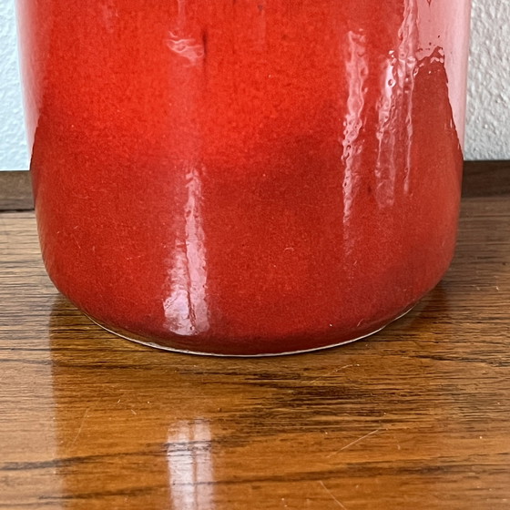 Image 1 of Vaso W-Germany Scheurich Red Lava 293-26