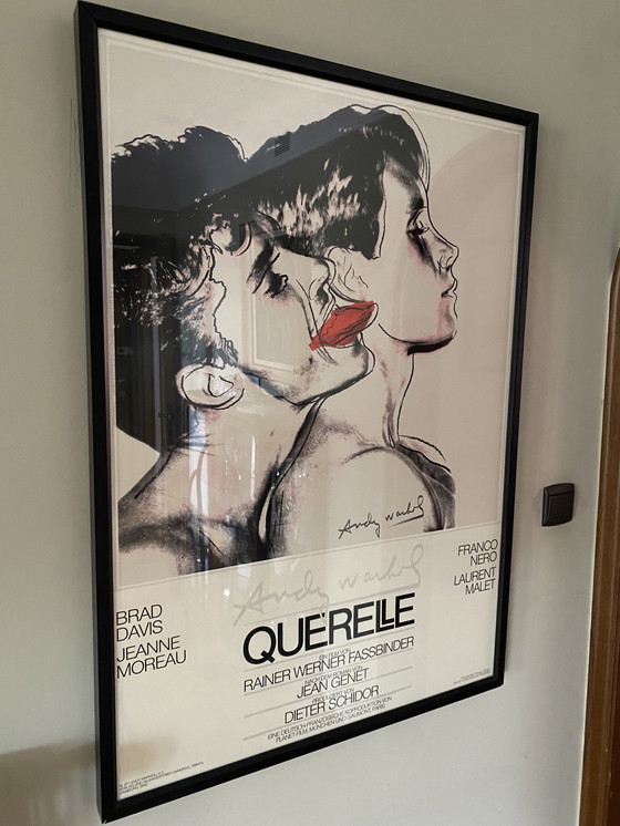 Image 1 of Andy Warhol (1928-1987)'Querelle' . (L:100 X H:70 Cm)