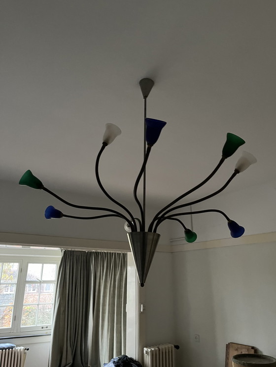 Image 1 of A Postmodern 9-Arm Pendant Lamp