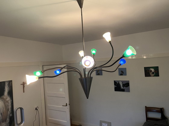 Image 1 of A Postmodern 9-Arm Pendant Lamp