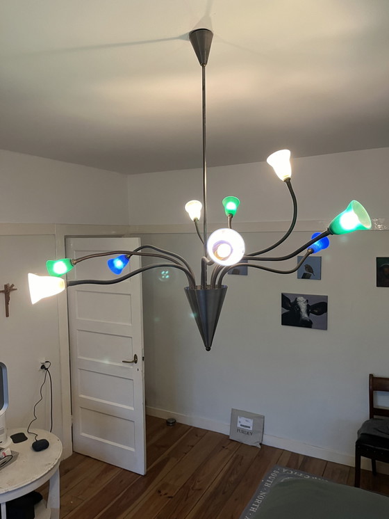 Image 1 of A Postmodern 9-Arm Pendant Lamp