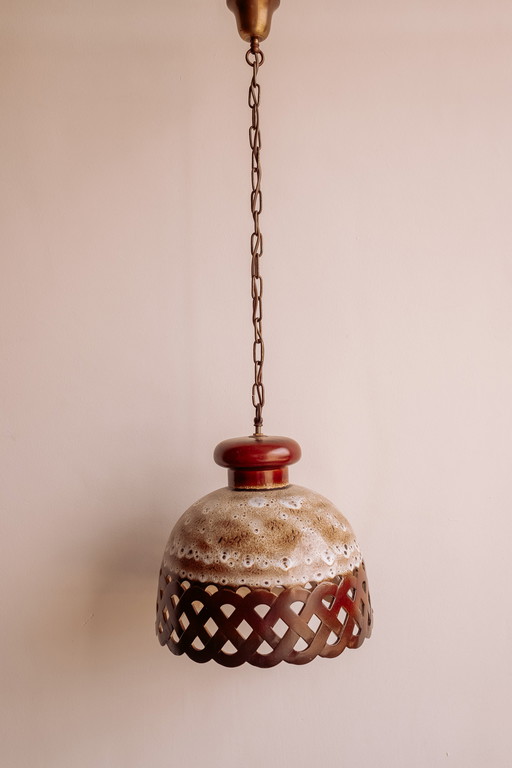 Danish ceramic pendant lamp