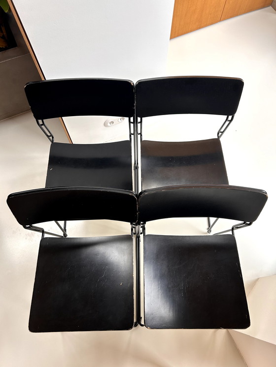 Image 1 of 4x Arrben Italy Sultana dining chairs