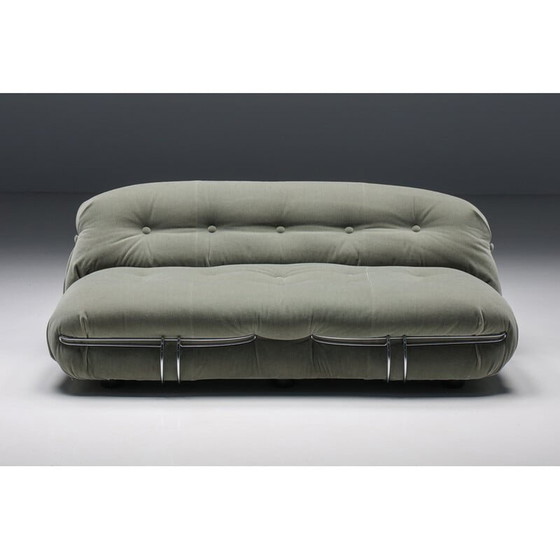 Image 1 of Mid century two seater sofa Soriana by Afra and Tobia Scarpa for Cassina, 1970s