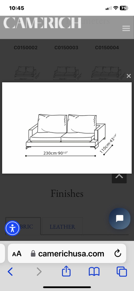 Image 1 of Camerich lazy time sofa