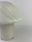 1 Of 6 Zebra Striped Glass Peill And Putzler Mushroom Table Lamp 1970