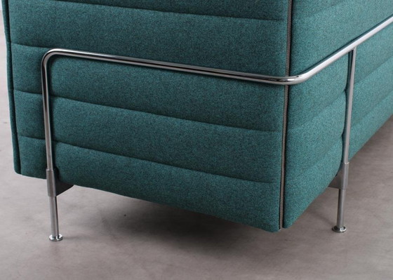 Image 1 of Vitra Alcove Bench Blue/Green