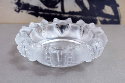 Lalique Crystal Ashtray, France 1970