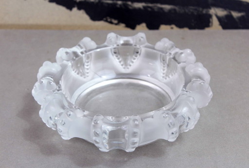 Lalique Crystal Ashtray, France 1970