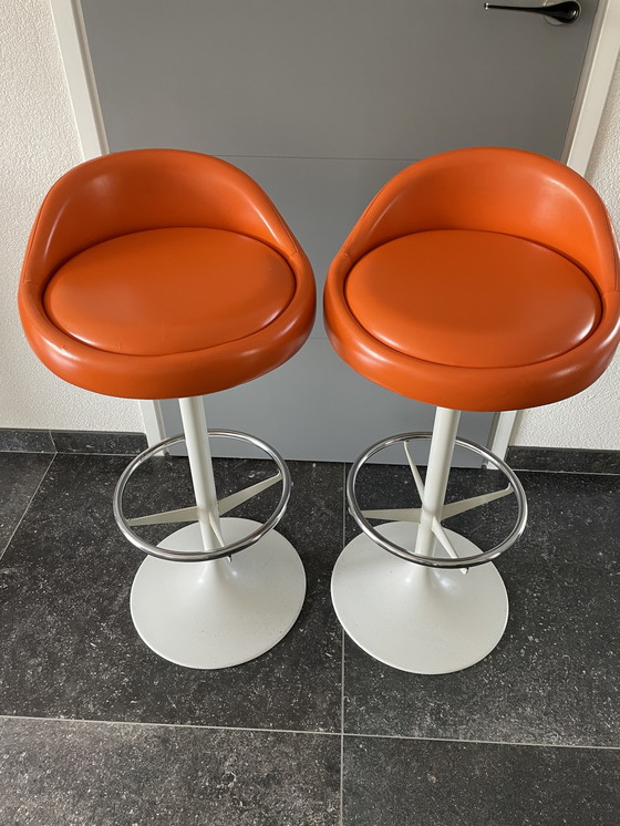 Image 1 of 2x Space Age bar stools