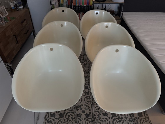 Image 1 of 6 Bucket Chairs From Pedrali Gliss Italy.