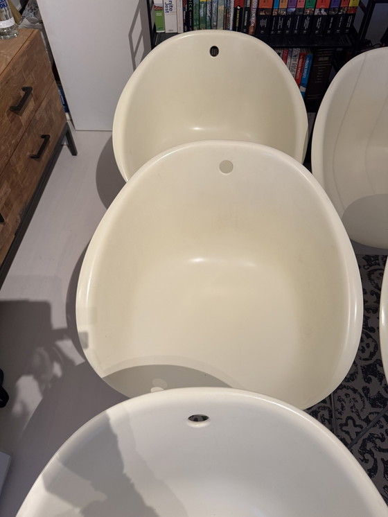 Image 1 of 6 Bucket Chairs From Pedrali Gliss Italy.