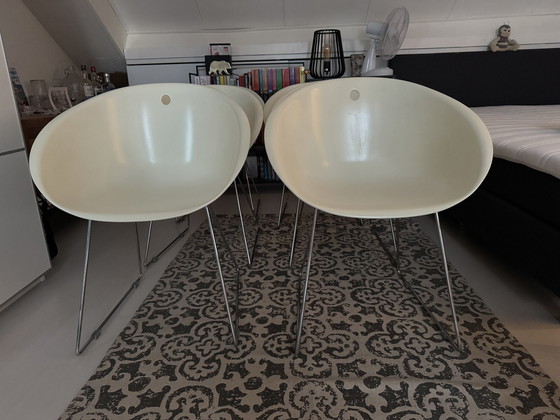 Image 1 of 6 Bucket Chairs From Pedrali Gliss Italy.