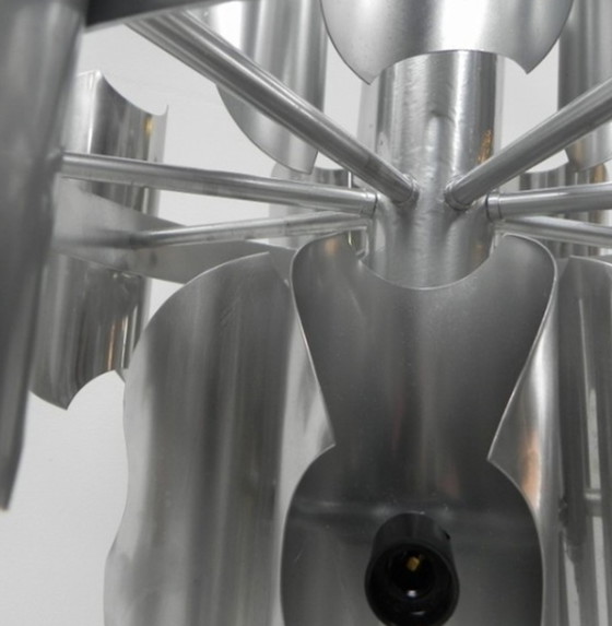 Image 1 of Large vintage hanging lamp with 16 light points