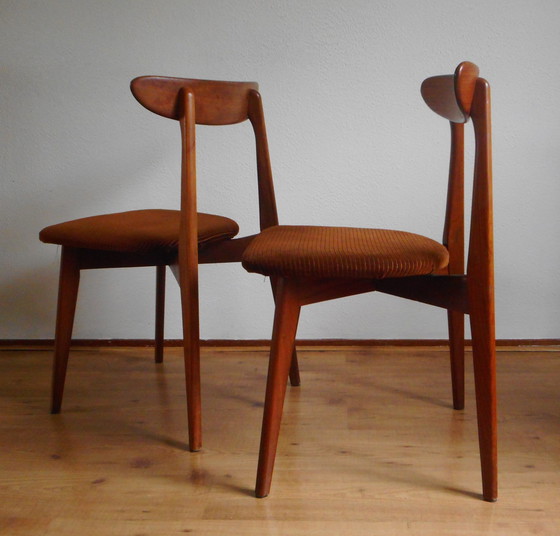 Image 1 of Teak Dining Chairs (2)