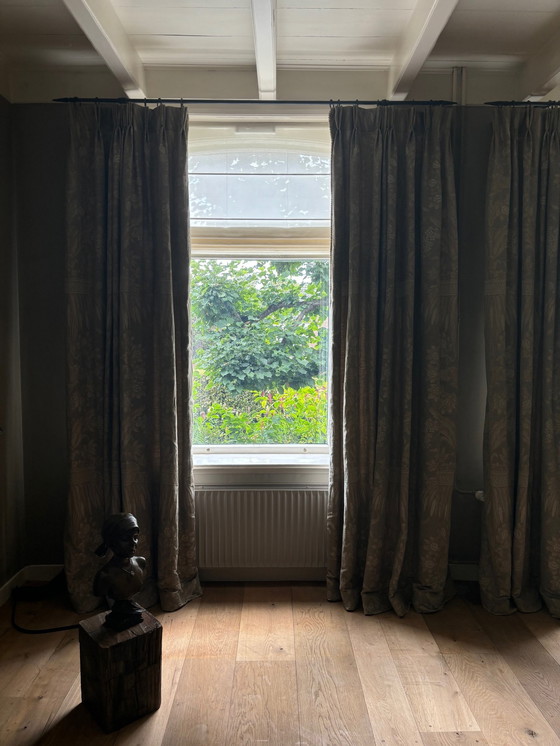 Image 1 of 8 Beautiful Heavy English Curtains