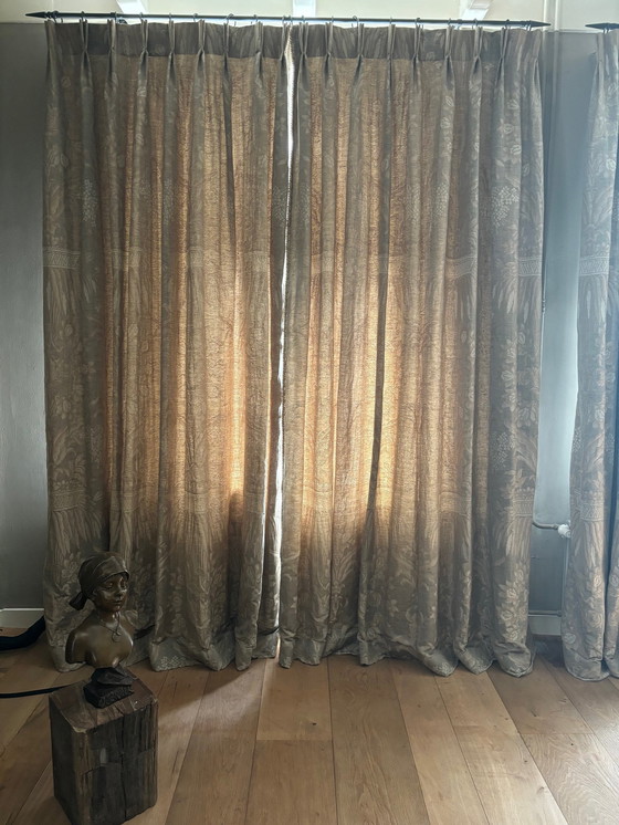 Image 1 of 8 Beautiful Heavy English Curtains