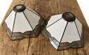 2 lampade a sospensione in stile Tiffany