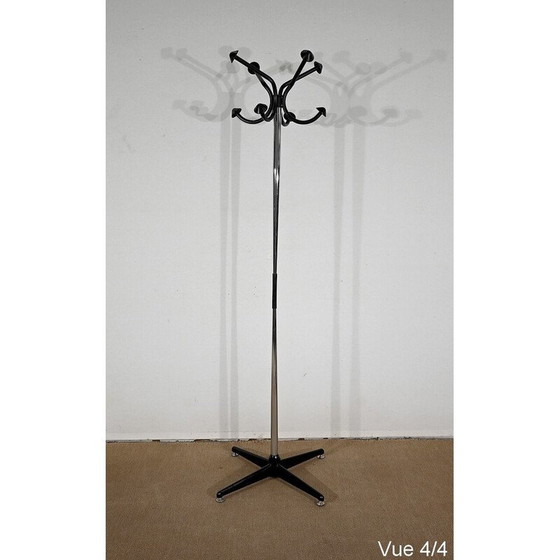 Image 1 of Vintage chrome-plated metal coat rack, 1960