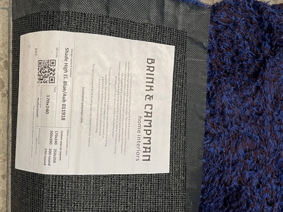 Image 1 of  Brink & Campman rug, Shade High Electric Blue Aubergine 11918