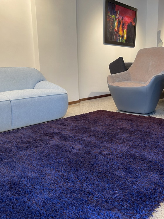 Image 1 of  Brink & Campman rug, Shade High Electric Blue Aubergine 11918