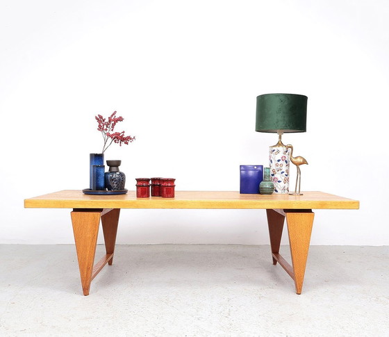 Image 1 of Illum Wikkelsø Large Oak Coffee Table Ml 115