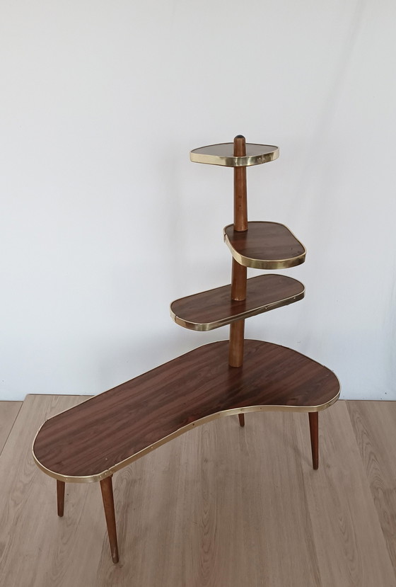 Image 1 of Large 1960s plant table with four tiers