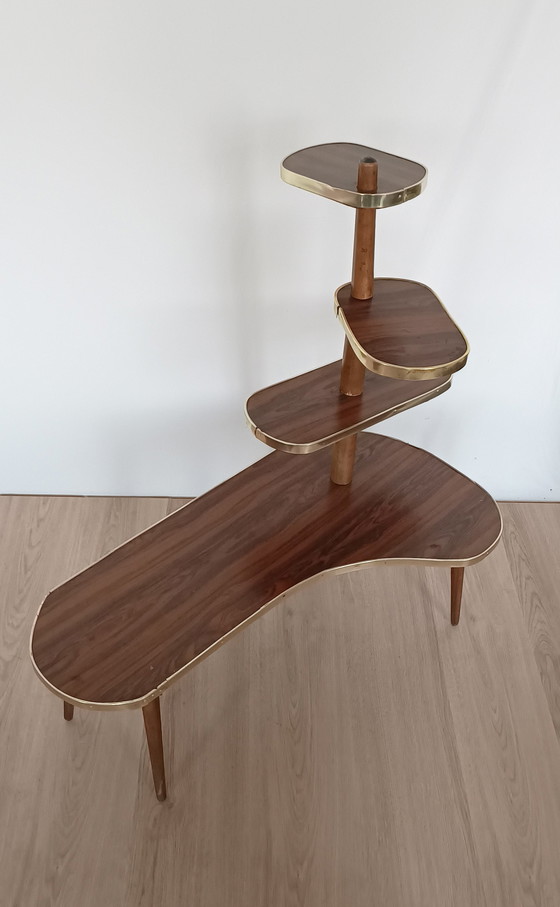 Image 1 of Large 1960s plant table with four tiers